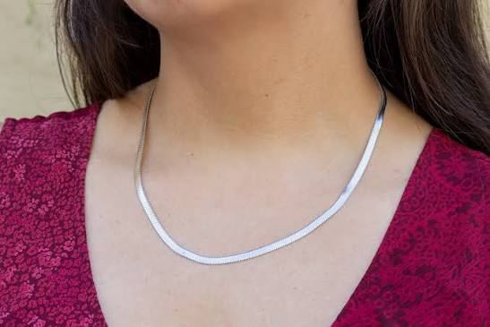 MiMi Snake Chain Waterproof Stainless Steel Necklace for Men & Women