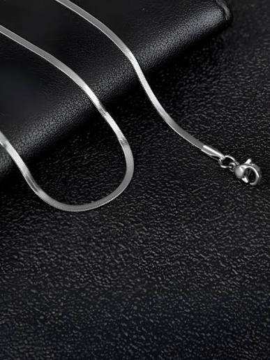 MiMi Snake Chain Waterproof Stainless Steel Necklace for Men & Women