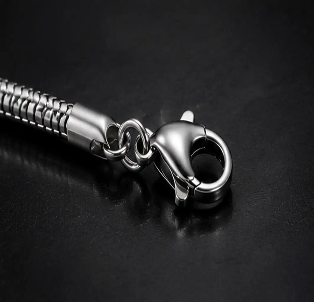 MiMi Snake Chain Waterproof Stainless Steel Necklace for Men & Women - MiMi