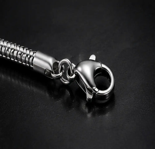 MiMi Snake Chain Waterproof Stainless Steel Necklace for Men & Women - MiMi