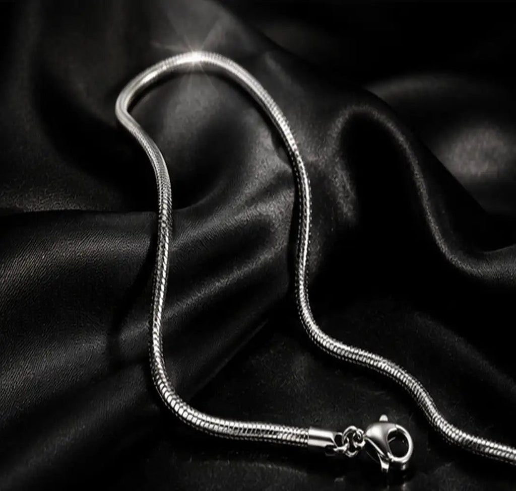 MiMi Snake Chain Waterproof Stainless Steel Necklace for Men & Women - MiMi